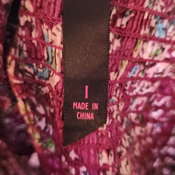 Pure Energy Strapless Dress - Burgundy and Floral - Picture 6 of 6